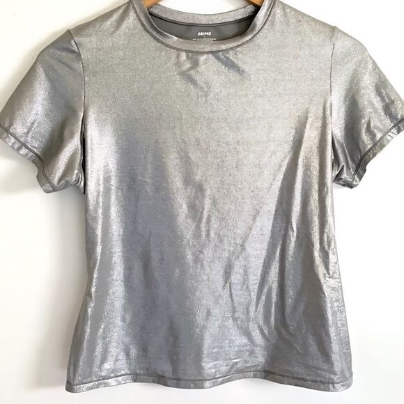 SKIMS Metallic Fit Everybody Tee - Picture 1 of 4